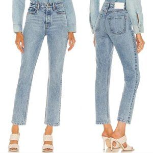 GRLFRND The Karolina High Rise Straight Crop Jeans Size 25